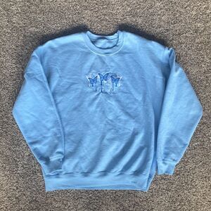🦋🦋 Boutique Embroidered Butterfly Crewneck:)